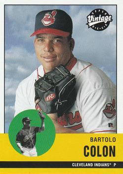 #48 Bartolo Colon - Cleveland Indians - 2001 Upper Deck Vintage Baseball