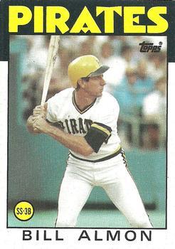 #48 Bill Almon - Pittsburgh Pirates - 1986 Topps Baseball