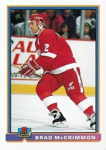 #48 Brad McCrimmon - Detroit Red Wings - 1991-92 Bowman Hockey