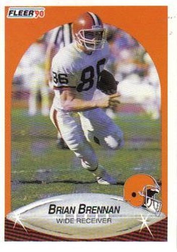 #48 Brian Brennan - Cleveland Browns - 1990 Fleer Football