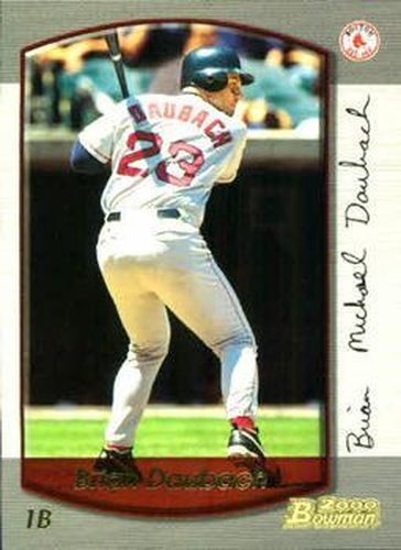 #48 Brian Daubach - Boston Red Sox - 2000 Bowman Baseball