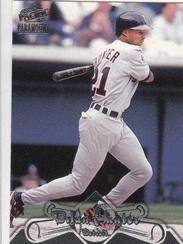 #48 Brian Hunter - Detroit Tigers - 1998 Pacific Paramount Baseball
