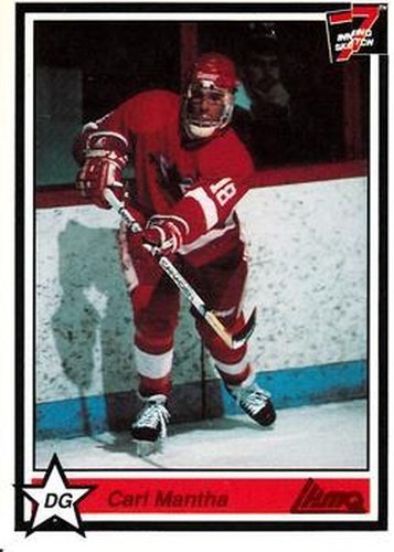 #48 Carl Mantha - Laval Titan - 1990-91 7th Inning Sketch QMJHL Hockey