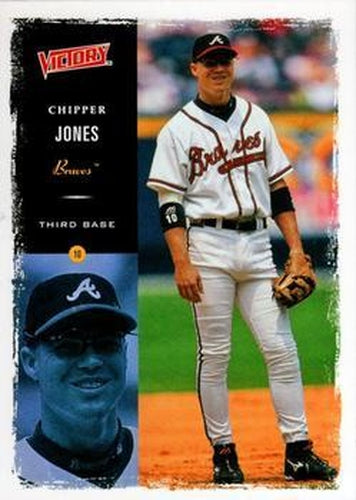 #48 Chipper Jones - Atlanta Braves - 2000 Upper Deck Victory Baseball