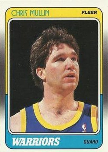 #48 Chris Mullin - Golden State Warriors - 1988-89 Fleer Basketball