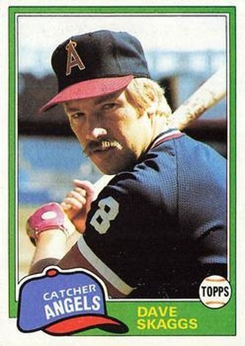 #48 Dave Skaggs - California Angels - 1981 Topps Baseball