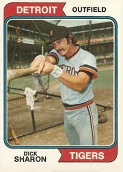 #48 Dick Sharon - Detroit Tigers - 1974 Topps Baseball