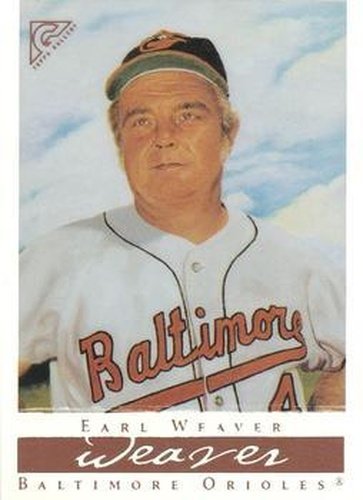 #48 Earl Weaver - Baltimore Orioles - 2003 Topps Gallery Hall of Fame - Artist's Proofs Baseball