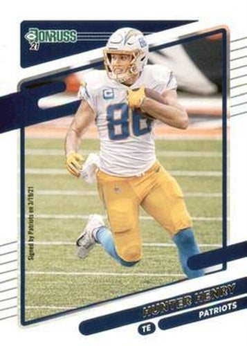 #48 Hunter Henry - New England Patriots - 2021 Donruss Football