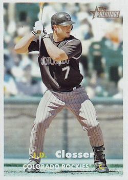 #48 J.D. Closser - Colorado Rockies - 2006 Topps Heritage Baseball