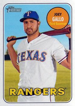 #48 Joey Gallo - Texas Rangers - 2018 Topps Heritage Baseball