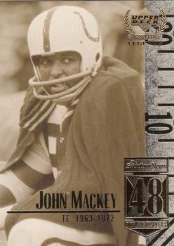 #48 John Mackey - Baltimore Colts - 1999 Upper Deck Century Legends Football