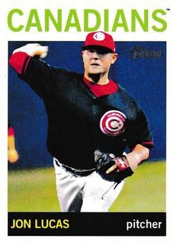 #48 Jon Lucas - Vancouver Canadians - 2013 Topps Heritage Minor League Baseball