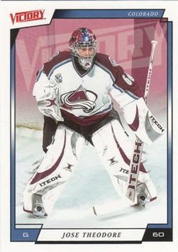 #48 Jose Theodore - Colorado Avalanche - 2006-07 Upper Deck Victory Hockey