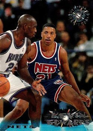 #48 Kevin dwards - New Jersey Nets - 1995-96 Stadium Club Basketball