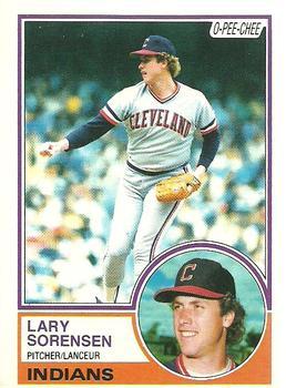 #48 Lary Sorensen - Cleveland Indians - 1983 O-Pee-Chee Baseball