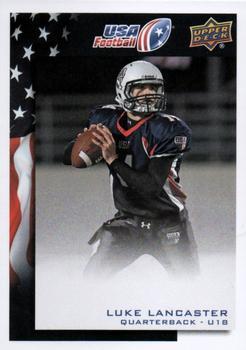 #48 Luke Lancaster - USA - 2014 Upper Deck USA Football