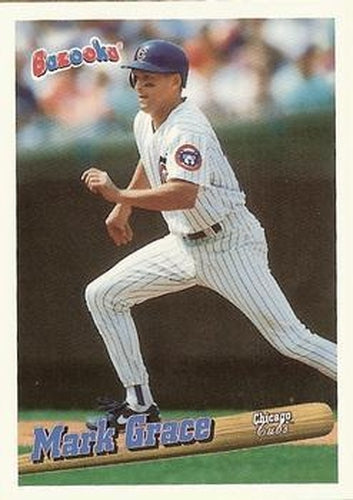 #48 Mark Grace - Chicago Cubs - 1996 Bazooka Baseball