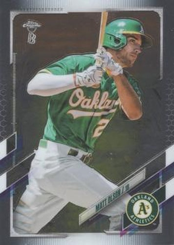 #48 Matt Olson - Oakland Athletics - 2021 Topps Chrome Ben Baller Edition Baseball