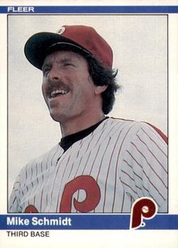 #48 Mike Schmidt - Philadelphia Phillies - 1984 Fleer Baseball