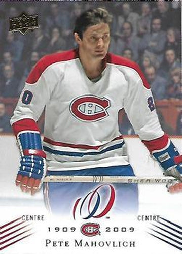 #48 Pete Mahovlich - Montreal Canadiens - 2008-09 Upper Deck Montreal Canadiens Centennial Hockey