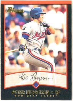 #48 Peter Bergeron - Montreal Expos - 2001 Bowman Baseball