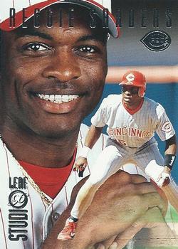 #48 Reggie Sanders - Cincinnati Reds - 1996 Studio Baseball