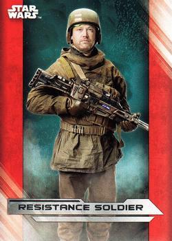 #48 Resistance Soldier - 2017 Topps Star Wars The Last Jedi