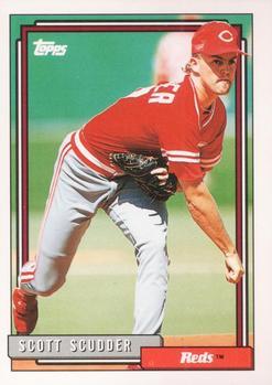 #48 Scott Scudder - Cincinnati Reds - 1992 Topps Baseball