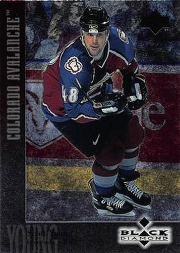 #48 Scott Young - Colorado Avalanche - 1996-97 Upper Deck Black Diamond Hockey