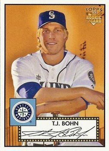 #48 T.J. Bohn - Seattle Mariners - 2006 Topps 1952 Edition Baseball