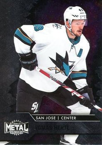 #48 Tomas Hertl - San Jose Sharks - 2020-21 Skybox Metal Universe Hockey
