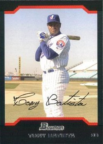 #48 Tony Batista - Montreal Expos - 2004 Bowman Baseball