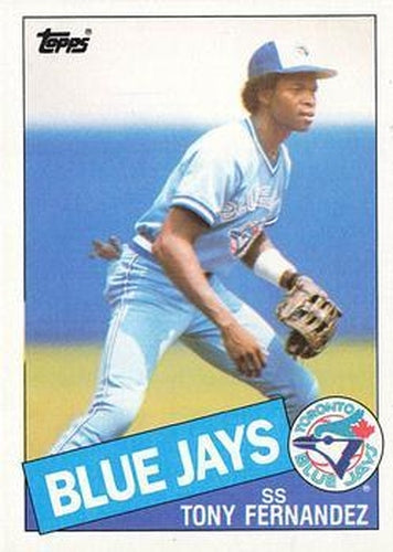 #48 Tony Fernandez - Toronto Blue Jays - 1985 Topps Baseball