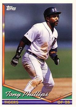 #48 Tony Phillips - Detroit Tigers - 1994 Topps Baseball