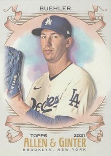 #48 Walker Buehler - Los Angeles Dodgers - 2021 Topps Allen & Ginter Baseball