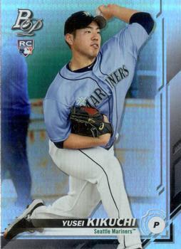 #48 Yusei Kikuchi - Seattle Mariners - 2019 Bowman Platinum Baseball