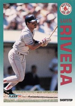 #48 Luis Rivera - Boston Red Sox - 1992 Fleer Baseball
