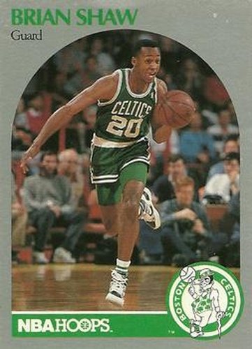 #48 Brian Shaw - Boston Celtics - 1990-91 Hoops Basketball