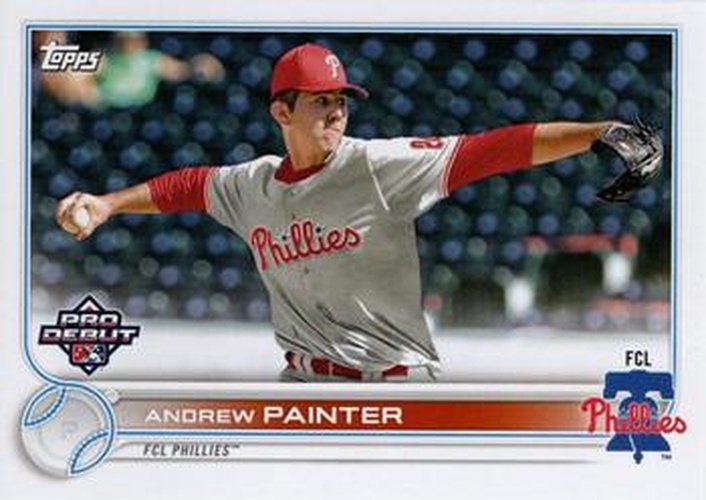 #PD-48 Andrew Painter - FCL Phillies - 2022 Topps Pro Debut Baseball