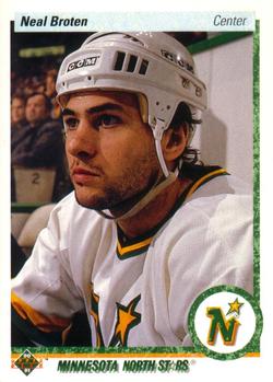 #48 Neal Broten - Minnesota North Stars - 1990-91 Upper Deck Hockey