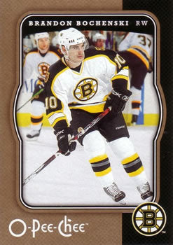 #48 Brandon Bochenski - Boston Bruins - 2007-08 O-Pee-Chee Hockey