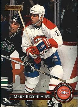 #48 Mark Recchi - Montreal Canadiens - 1995-96 Donruss Hockey