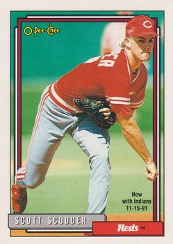 #48 Scott Scudder - Cleveland Indians - 1992 O-Pee-Chee Baseball
