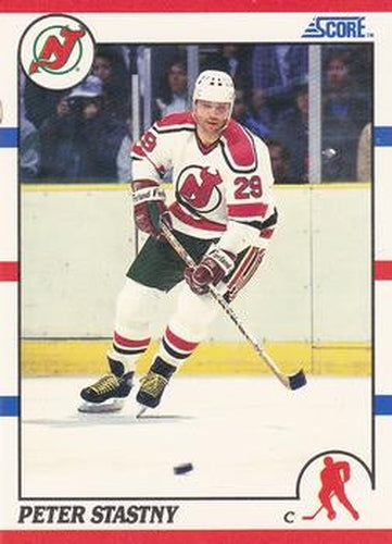 #48 Peter Stastny - New Jersey Devils - 1990-91 Score Hottest and Rising Stars Hockey