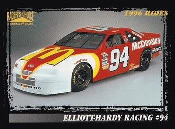#48 Bill Elliott's Car - Elliott-Hardy Motorsports - 1996 Pinnacle Racer's Choice Racing