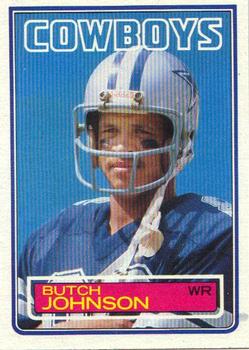 #48 Butch Johnson - Dallas Cowboys - 1983 Topps Football