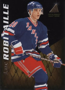 #48 Luc Robitaille - New York Rangers - 1995-96 Zenith Hockey