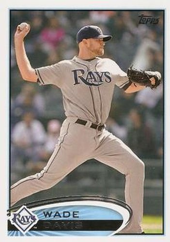 #48 Wade Davis - Tampa Bay Rays - 2012 Topps Baseball