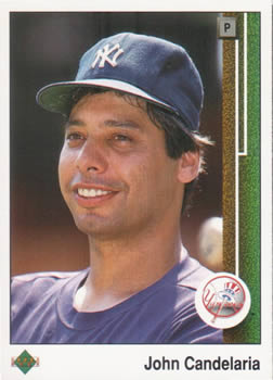 #248 John Candelaria - New York Yankees - 1989 Upper Deck Baseball